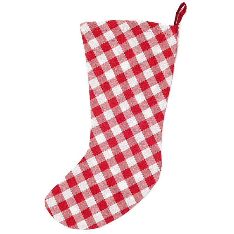 gingham stocking